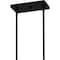 Quoizel Telfair 8-Light Matte Black Island Light QLC5631MBK - alternate 4